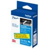 Brother HSe-661E heat-shrink tube label tape, black on yellow, 1.2 in x 4.9 ft