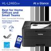 Brother HL-L2460DW wireless monochrome laser printer with mobile connectivity