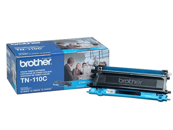 Brother Genuine TN110C Cyan Toner Cartridge, Cyan, medium