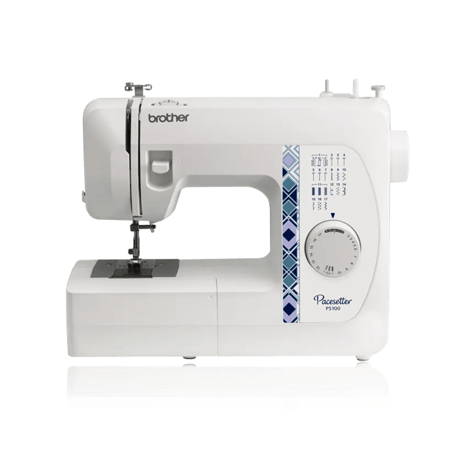 Brother Pacesetter PS100 sewing machine with built-in stitches and dial selector