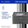 Brother HL-L2400D Compact Monochrome Laser Printer with Duplex Printing, , small