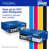 Brother Genuine TN229XLY High Yield Yellow Toner Cartridge, Yellow, small