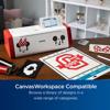 Brother cutting machine with Disney design on craft table with vinyl materials and cut designs