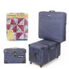 Brother quilted rolling case, storage box, and Embroider-Lee spring floral quilt pattern bundle