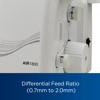 Brother AIR1800 sewing machine differential feed dial with adjustable ratio settings