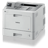 Brother HL-L9310CDW color laser printer with dual paper trays and touchscreen display