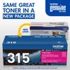 Brother Genuine TN315M High-yield Magenta Toner Cartridge, , small