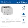 Brother HL-L5215DW monochrome laser printer with wireless connectivity and automatic two-sided printing