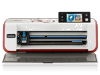 Brother ScanNCut CM100DM cutting machine with open cover showing dual cutting blades