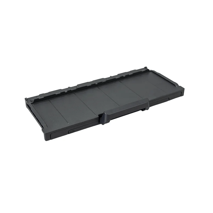 Brother printer paper tray with folding design and side connectors