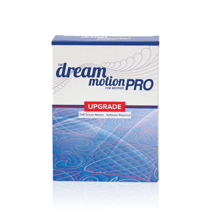 Brother Dream Motion PRO software upgrade box with quilting design patterns