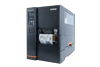 Brother TJ-4522 industrial label printer with touchscreen and shipping label loaded