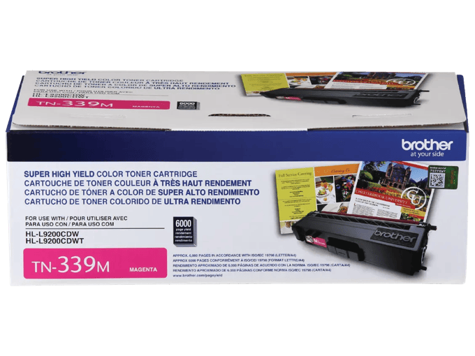 Brother Genuine TN339M Super High-yield Magenta Toner Cartridge, Magenta, large