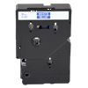 Brother 9mm label tape cartridge with white text on blue background