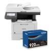 Brother MFCL5915DW monochrome laser all-in-one printer with TN920UXXL ultra high-yield toner cartridge