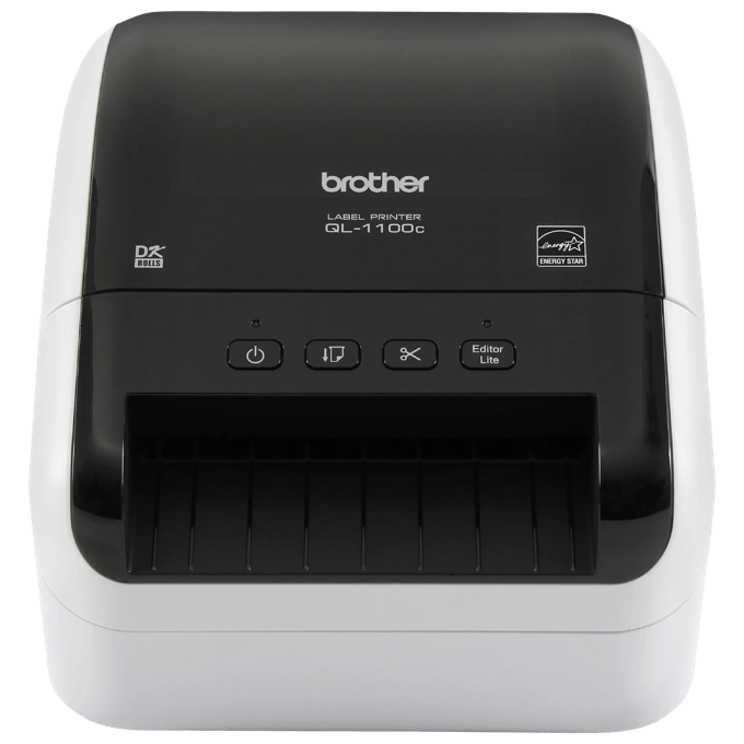 Brother QL-1100c wide-format label printer with Energy Star certification