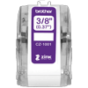 Brother CZ-1001 3/8-inch label roll cassette with Zink zero-ink technology