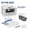 Brother MFC-J6940DW all-in-one color inkjet printer with starter ink cartridges and setup guides