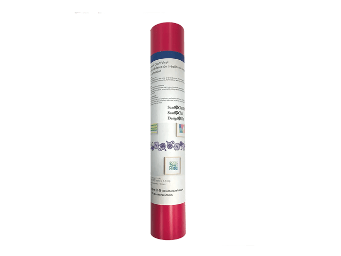 Brother pink heat transfer vinyl roll for ScanNCut cutting machine