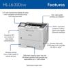 Brother HL-L6310DW Enterprise Wireless Monochrome Laser Printer with Duplex Printing, , small