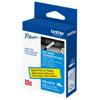 Brother HSe-651E heat-shrink tube label tape, black on yellow, 0.82 inch width