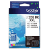 Brother LC20E black XXL ink cartridge with 2400-page yield for inkjet printers