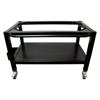 Soporte para impresora Brother GTX con estante de almacenamiento y ruedas con freno