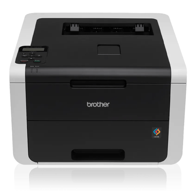 Brother HL3170CDW wireless color laser printer with control panel