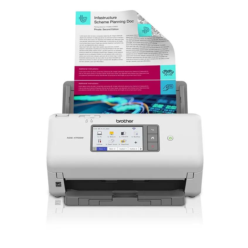 ADS4700W Wireless Professional Desktop Scanner - Touchscreen | Brother