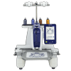 Brother PRS100 embroidery machine with touchscreen and multi-needle system