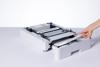 Brother LT350CL paper tray with open paper feed mechanism and hand loading paper