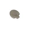 Brother metal needle plate component for sewing machine with thread guide holes