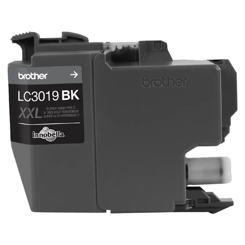 Brother Genuine LC3019BK Super High-yield Black Ink Cartridge, Black, medium