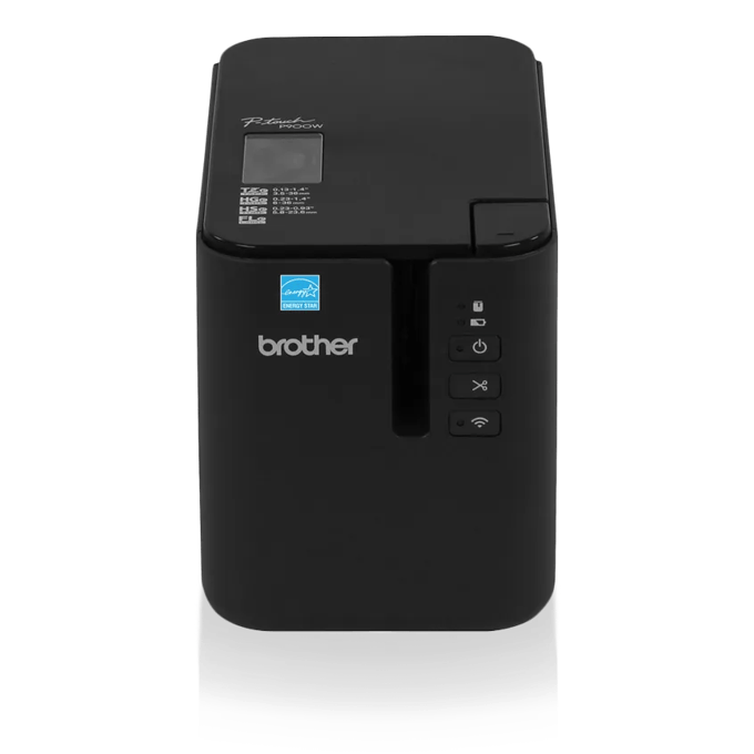 Brother P-touch P900W label maker with wireless connectivity and LCD display