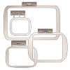 Brother embroidery hoops in multiple sizes with magnetic snap frames