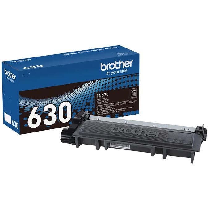Brother Genuine TN630 Standard-yield Black Toner Cartridge, Black, large