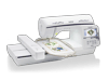 Brother NQ1600E embroidery-only machine with touchscreen and embroidery hoop