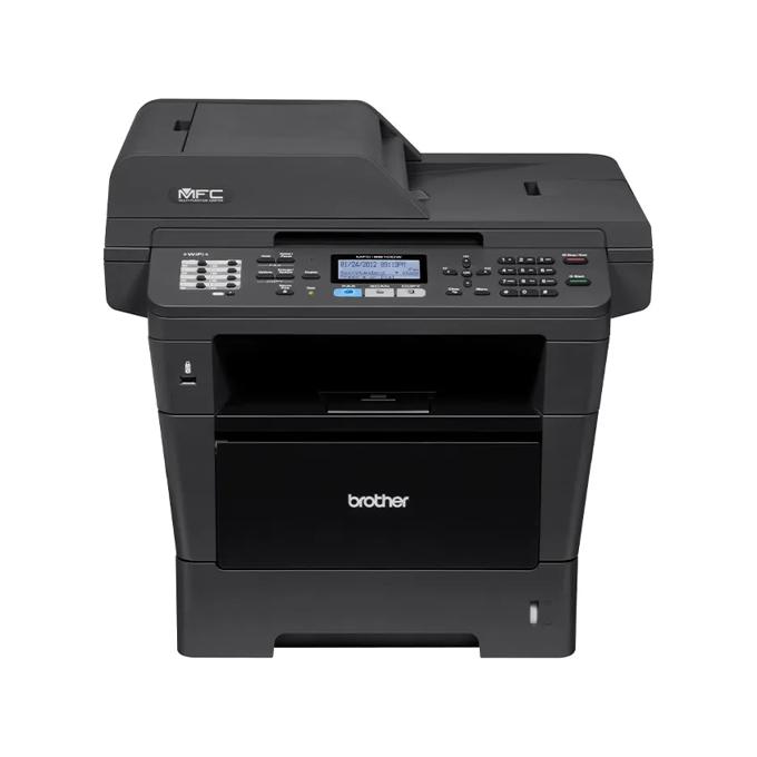 Brother MFC-8910DW all-in-one monochrome laser printer with wireless connectivity and automatic document feeder