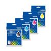 Brother LC506BK black and LC506 cyan, magenta, yellow ink cartridge 4-pack for inkjet printers