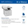 Brother MFC-EX915DW all-in-one laser printer with wireless connectivity and touchscreen