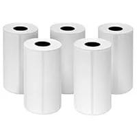 Brother thermal paper rolls for receipt printing, five-pack