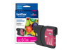 Brother LC61M magenta ink cartridge with packaging