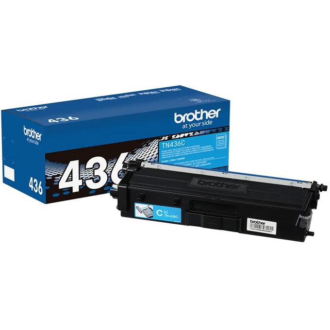 Brother Genuine TN436C Super High-yield Cyan Toner Cartridge, , large