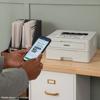 Brother HL-L2865DW monochrome laser printer with wireless mobile printing on home office desk