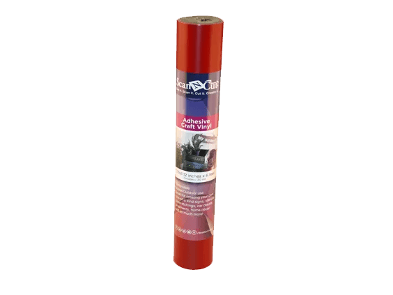 Brother red adhesive craft vinyl roll for cutting machines