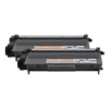 Brother TN750 high-yield black toner cartridge twin pack for laser printers