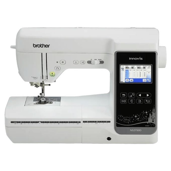 Brother NS2750D sewing and embroidery machine with color touchscreen display