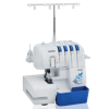 Overlock Brother 2104D con capacidad de 4 hilos y bandeja de accesorios azul