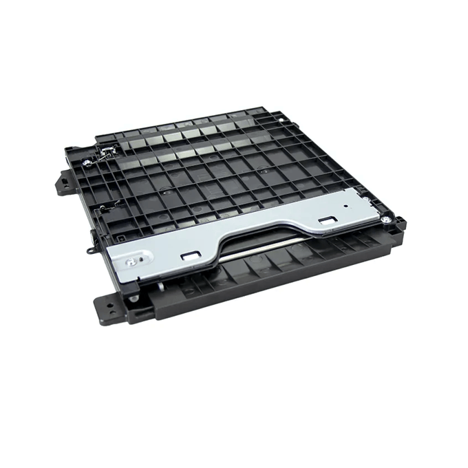 Brother printer paper tray with metal support bar and black plastic frame