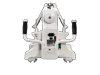 Brother industrial sewing machine rear view with dual thread stands and power connection